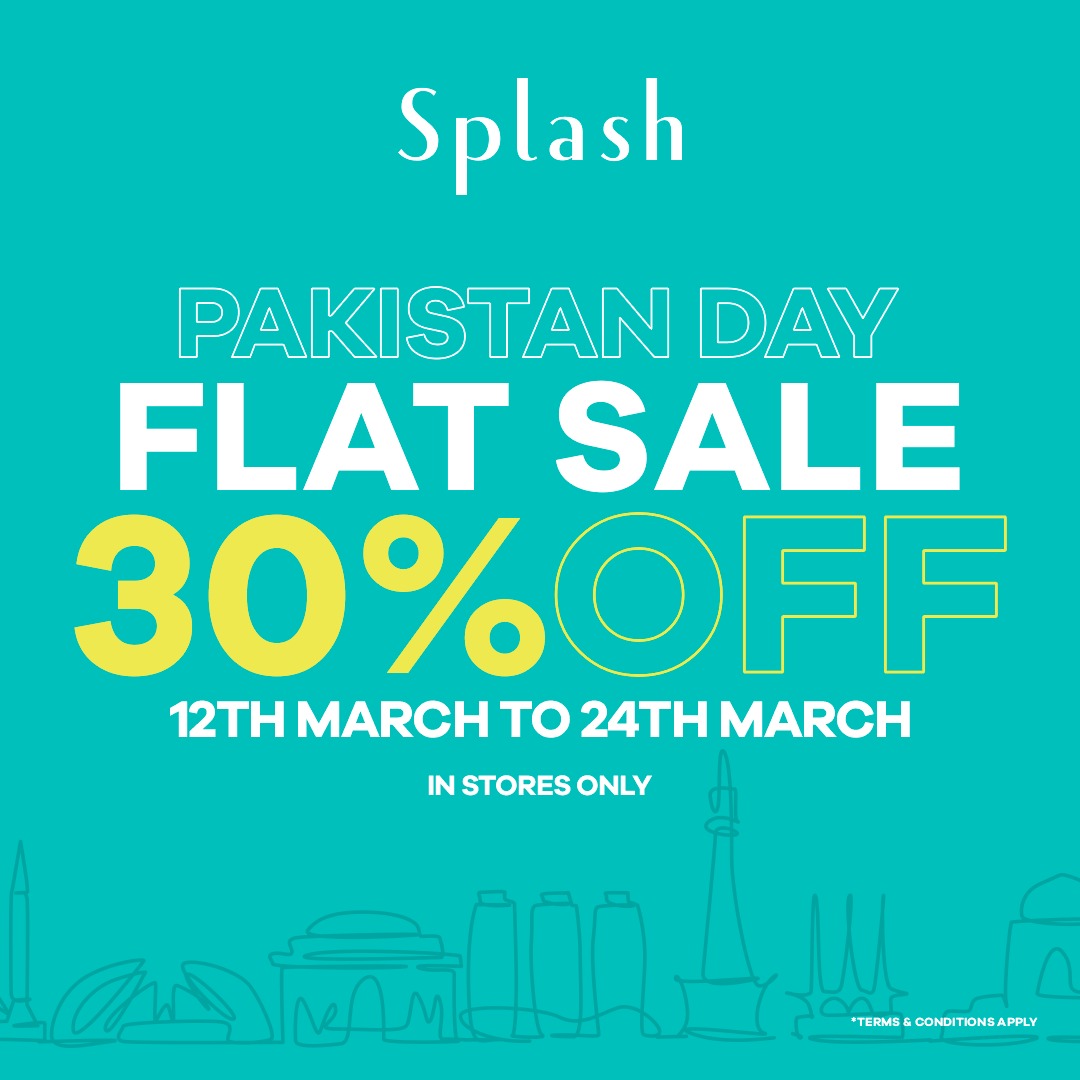 Splash Pakistan - Flat Sale