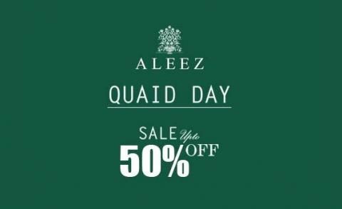 Aleez - Jinnah Day Sale