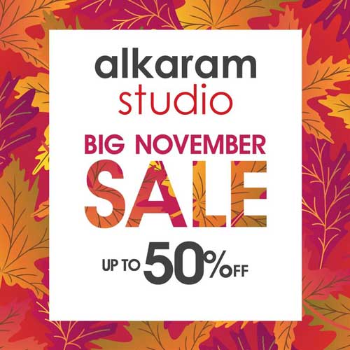 Alkaram Studio - Big November Sale