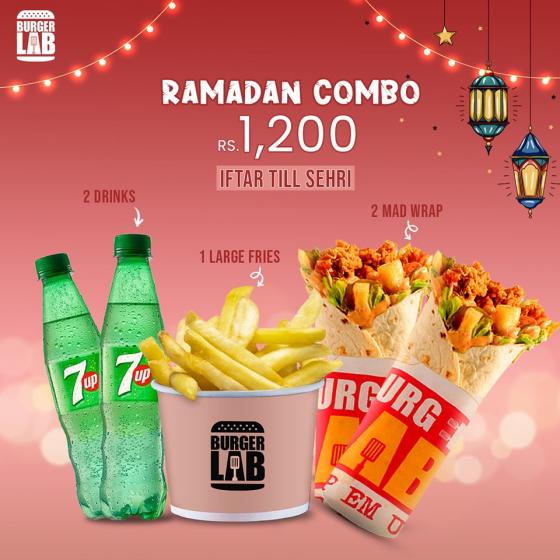 Burger Lab - Ramadan Combo Deal