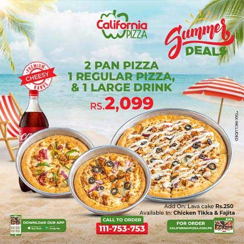 California Pizza - Summer Deal 1