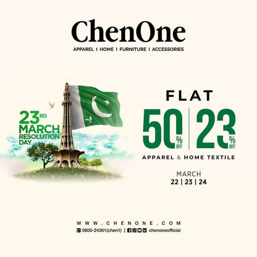 Chenone - Pakistan Day Sale