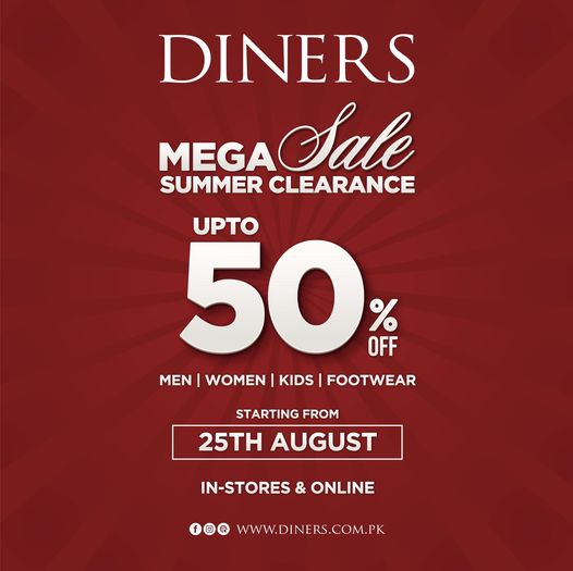 Diners - Mega Summer Clearance Sale