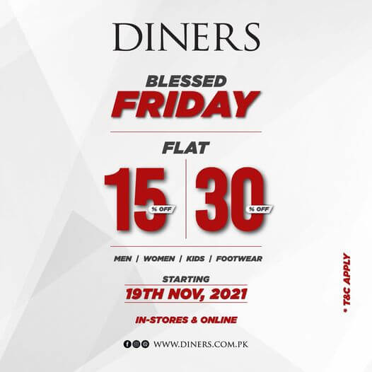 Diners - Blessed Friday Sale