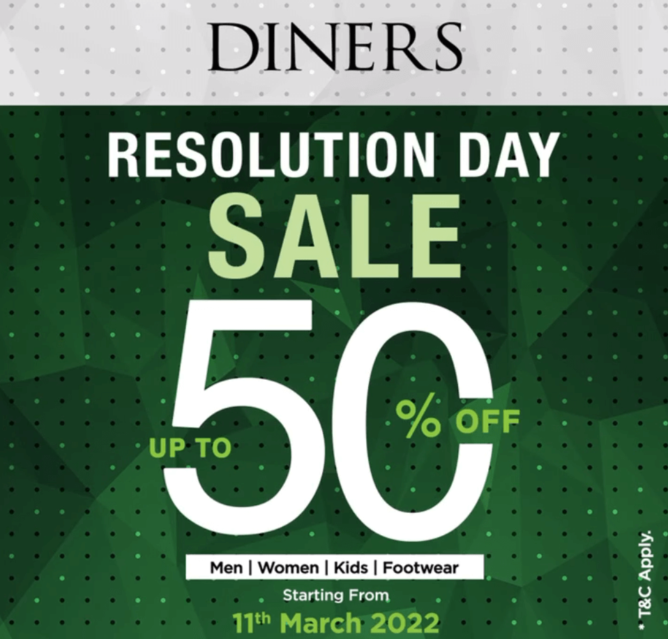 Diners - Pakistan Day Sale