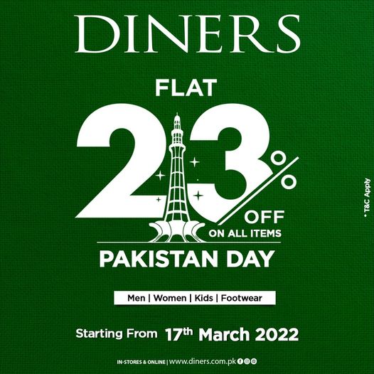 Diners - Independence Day Sale
