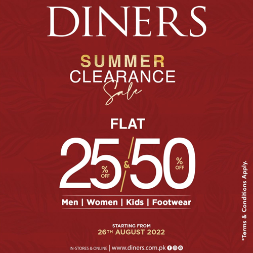 Diners - Summer Clearance Sale