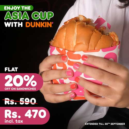 Dunkin' Pakistan - Burger Deal