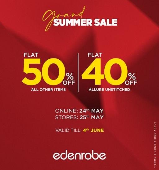 Edenrobe - The Grand Summer Sale