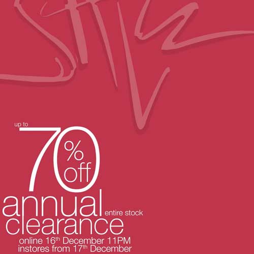 Ego - Annual Clearance Sale