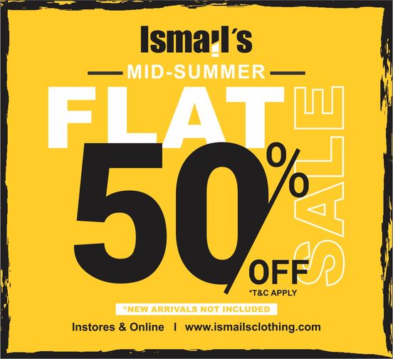 Ismail's - Mid Summer Sale