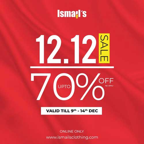 Ismail's - 12 12 Sale