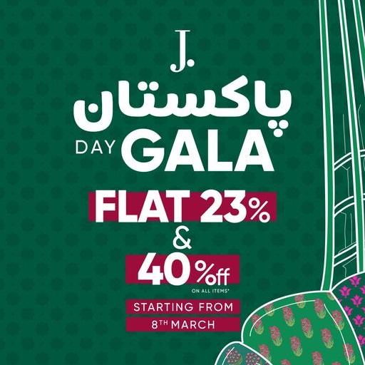 Junaid Jamshed - Pakistan Day Gala Sale