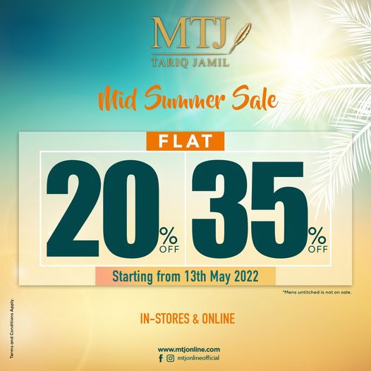 MTJ - Tariq Jamil - Summer Sale