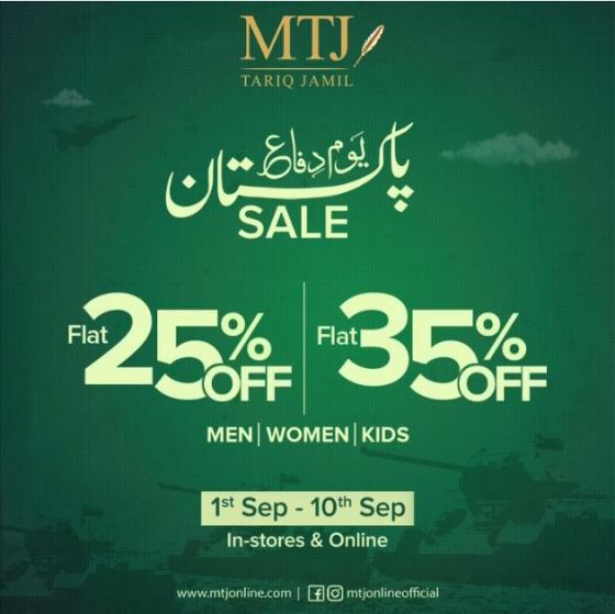 MTJ - Tariq Jamil - Defence Day Sale
