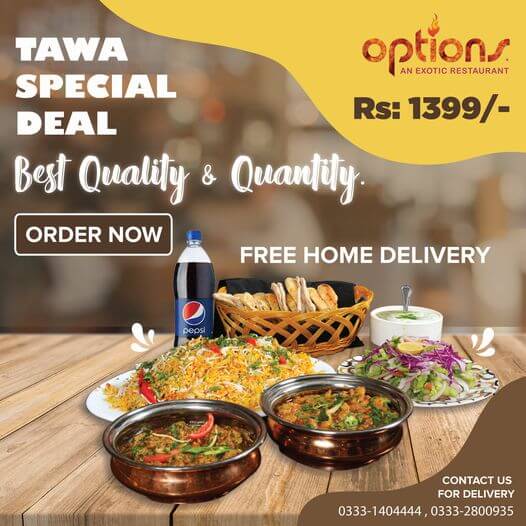 Options - Tawa Special Deal