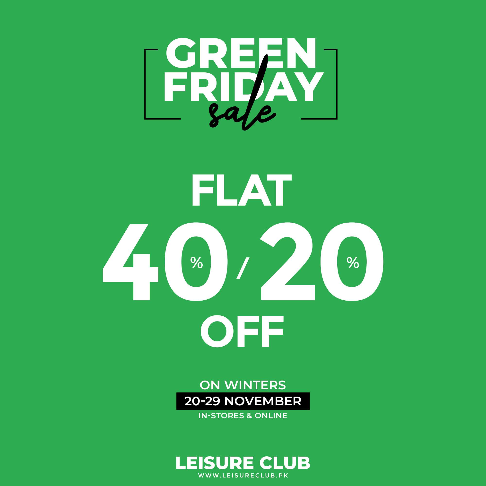 Leisure Club - Green Friday Sale