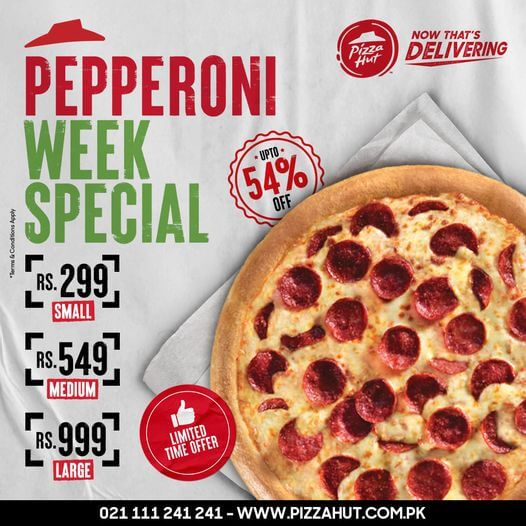 Pizza Hut - Special Week Deal