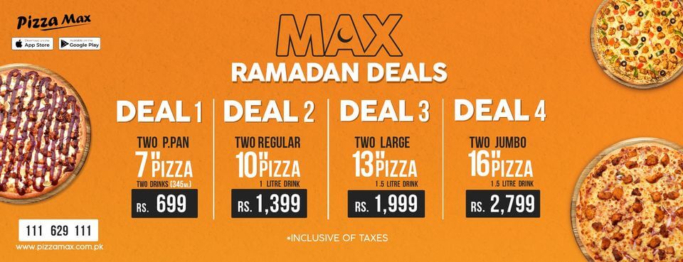 Pizza Max - Ramadan Deals
