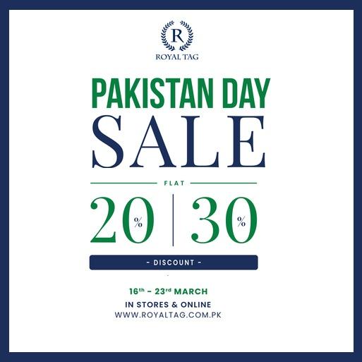 Royal Tag - Pakistan Day Sale