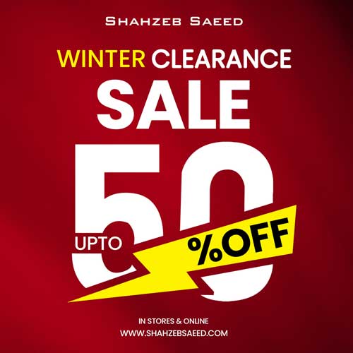 Shahzeb Saeed - Winter Clearance Sale
