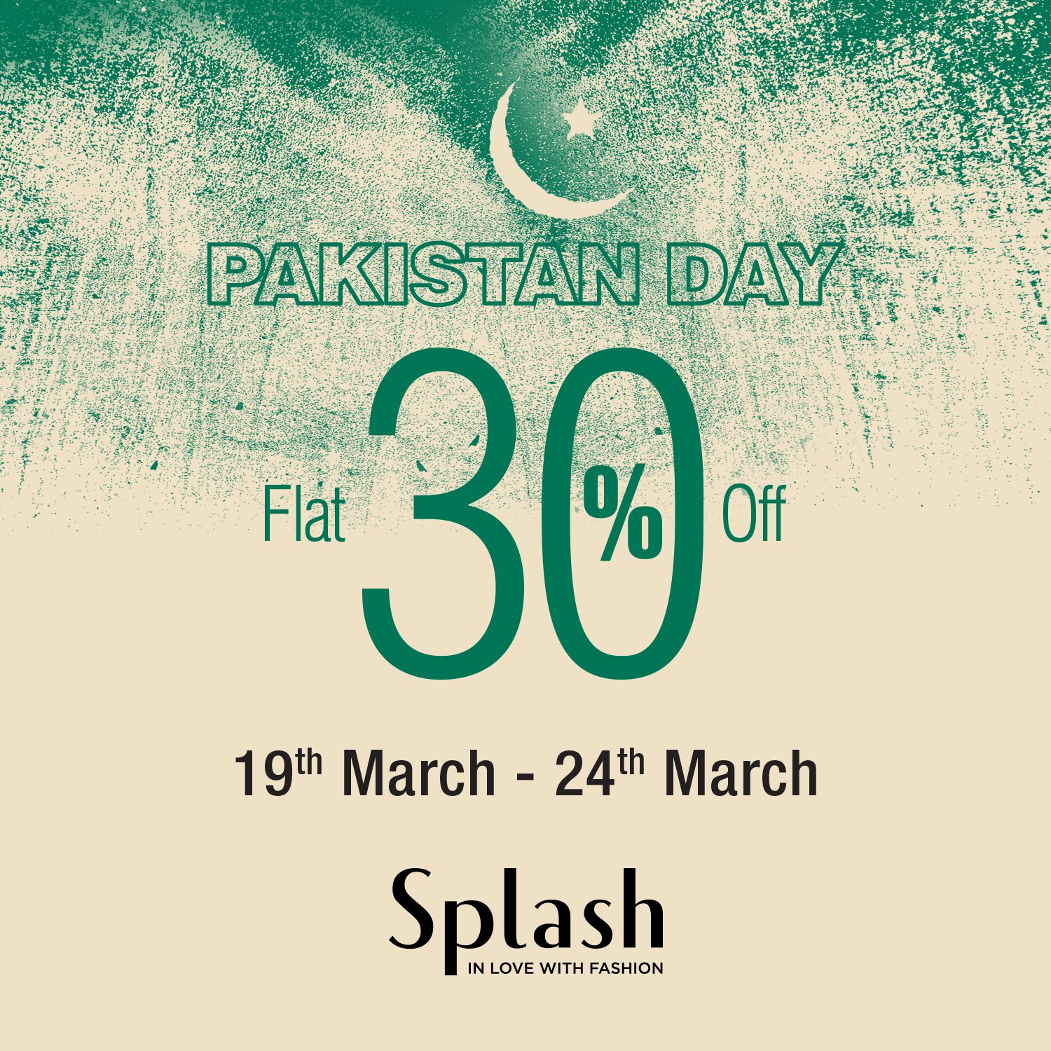 Splash Pakistan - Pakistan Day Sale