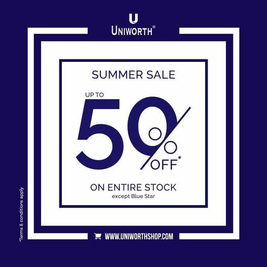 Uniworth - Summer Sale