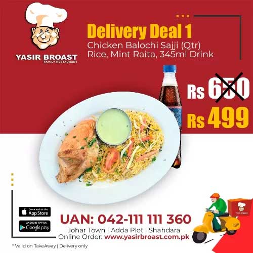 Yasir Broast - Delivery Deal 1